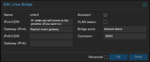 proxmox-WAN-setup